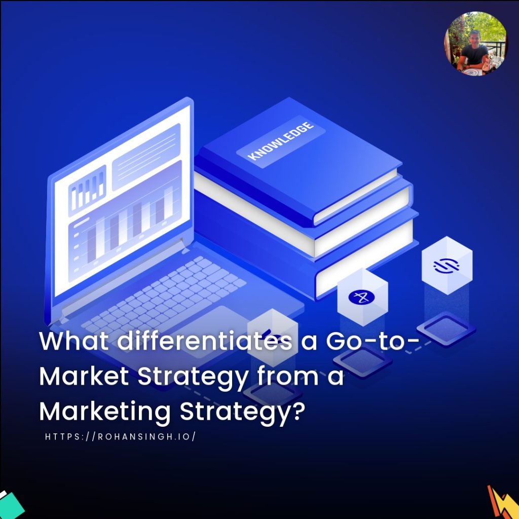 What differentiates a Go-to-Market Strategy from a Marketing Strategy?
