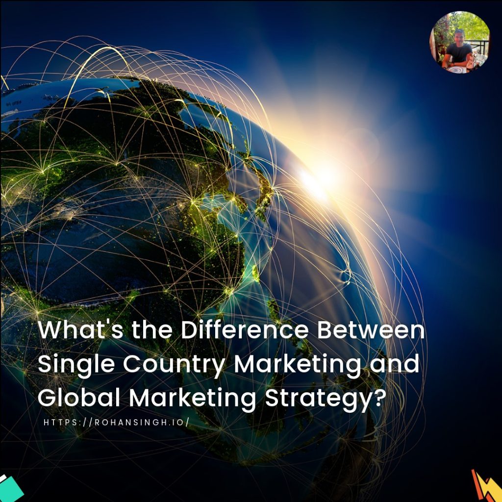 What’s the Difference Between Single Country Marketing and Global Marketing Strategy?