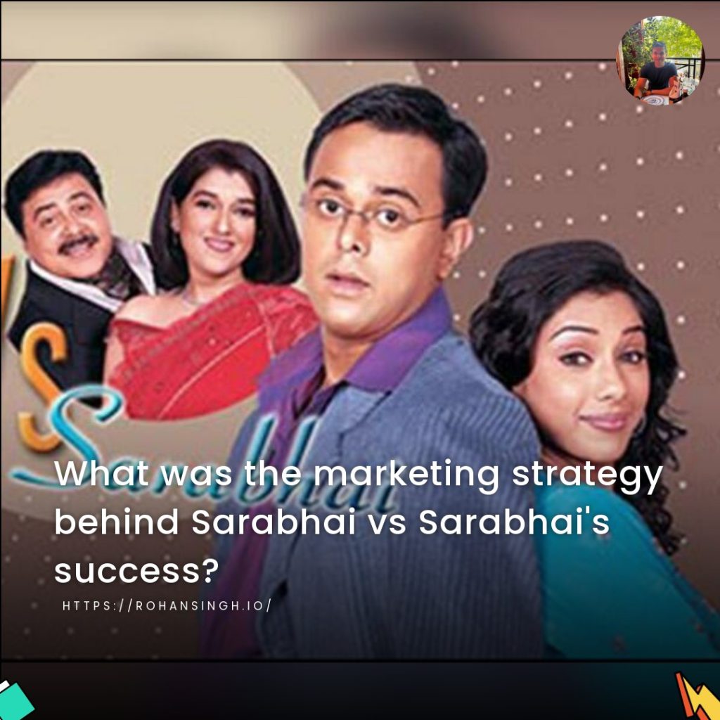 What was the marketing strategy behind Sarabhai vs Sarabhai’s success?